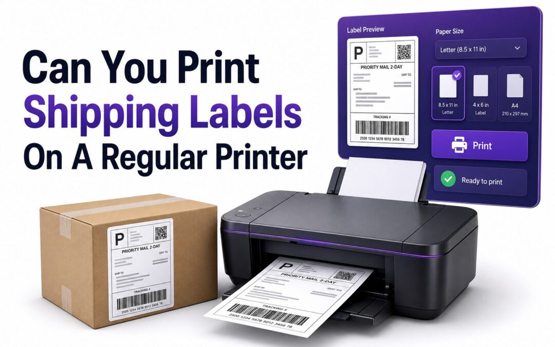 Can You Print Shipping Labels on a Regular Printer?