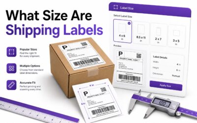 What Size Are Shipping Labels? Standard Dimensions Explained