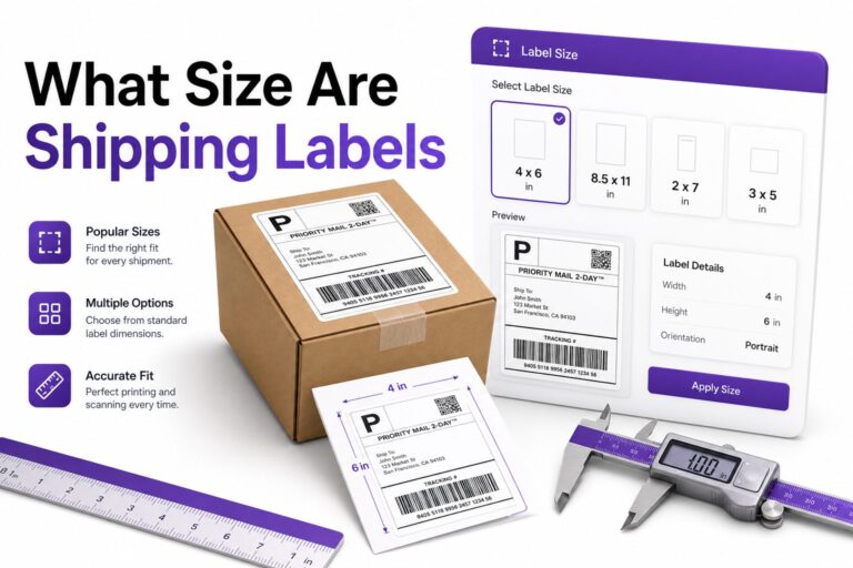 What Size Are Shipping Labels? Standard Dimensions Explained